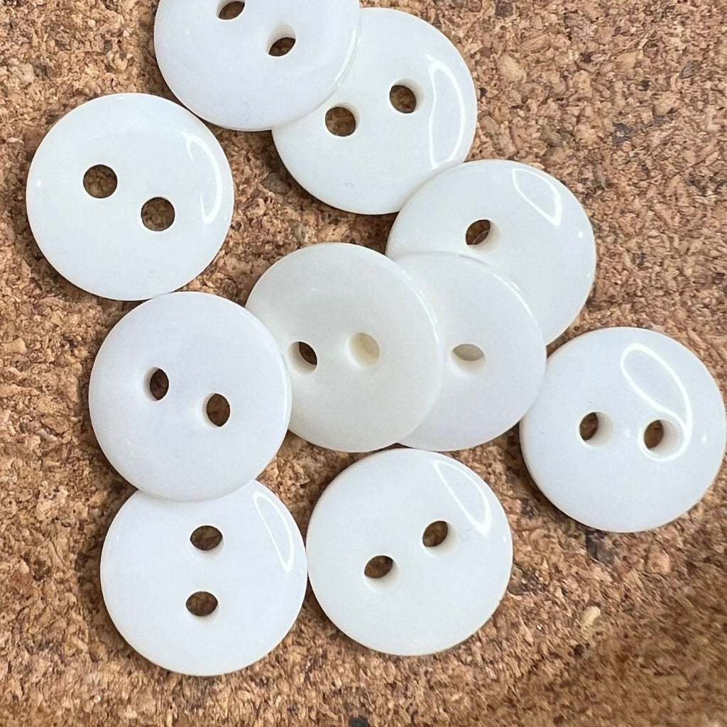 bouton couture blanc